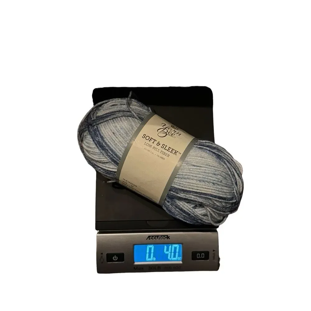 Mixed Acrylic Yarn‎ Lot Yarn Bee Soft & Sleek Bulk Mill End + Partial Balls Knit